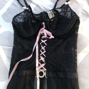 Intimates black sheer lingerie